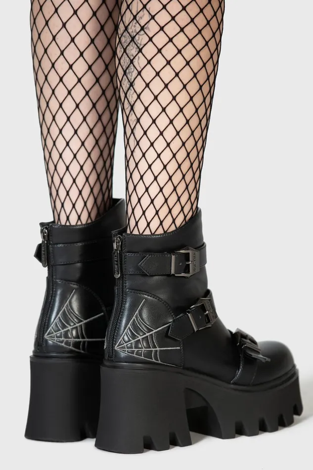 Women Boots Killstar Crypt Creeps Platform Boot