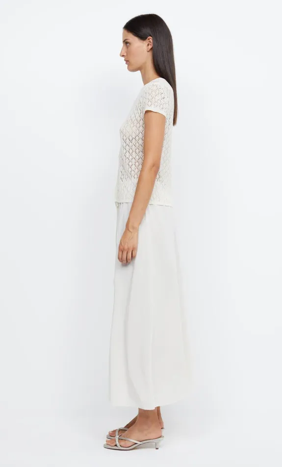 Women Bottoms Bec Bridge ARCHER DRAWSTRING SKIRT Ivory