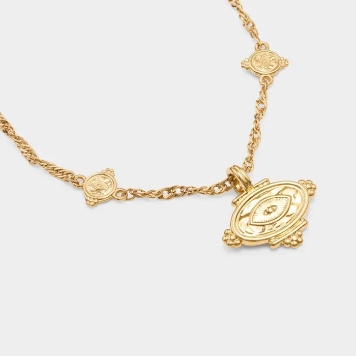 Women Bracelets and Rings Katie Loxton Protection039 Waterproof Gold Charm Bracelet