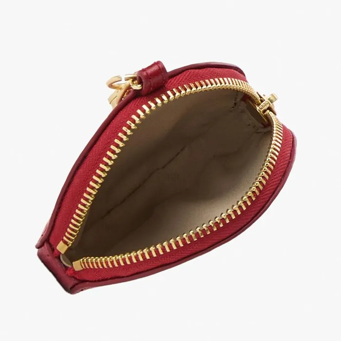 Women Brahmin Clip Ons and Keychains Circle Coin Purse Radiant Red Mystic