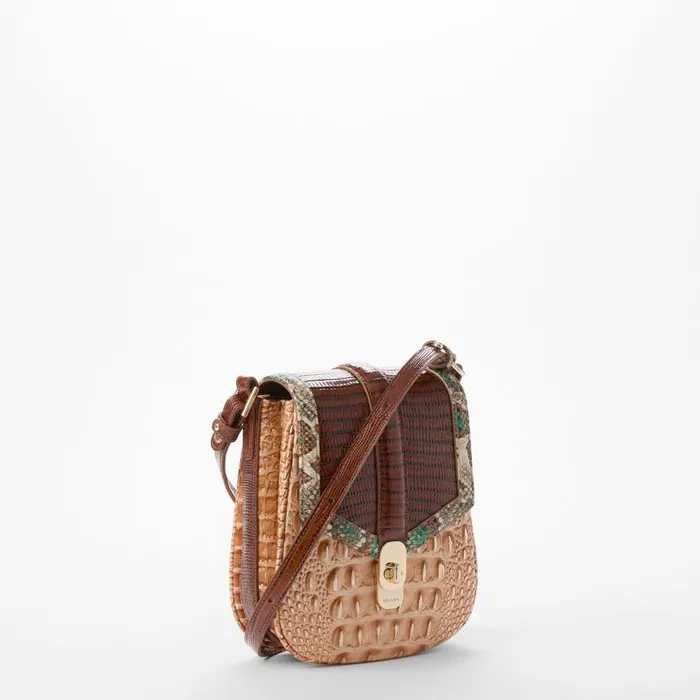 Women Brahmin Crossbodies Everlee Honey Brown Devonshire