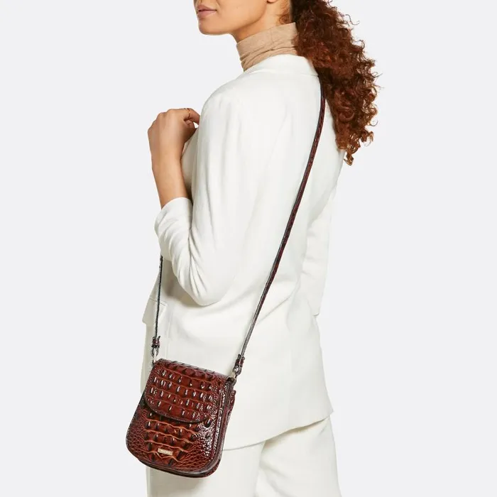 Women Brahmin Crossbodies Everlee Honey Brown Devonshire