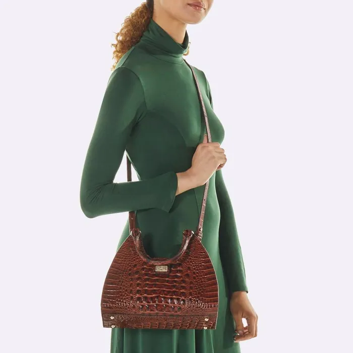 Women Brahmin Satchels Adrian Black Cavatica