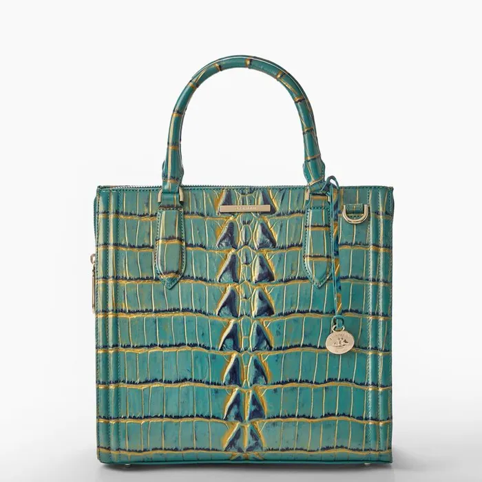Women Brahmin Satchels Caroline Parakeet Estuary