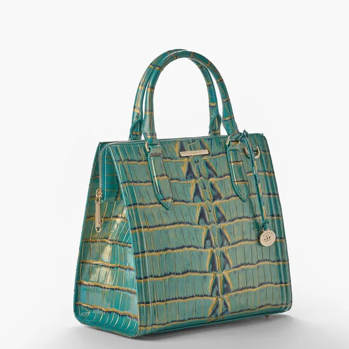 Women Brahmin Satchels Caroline Parakeet Estuary