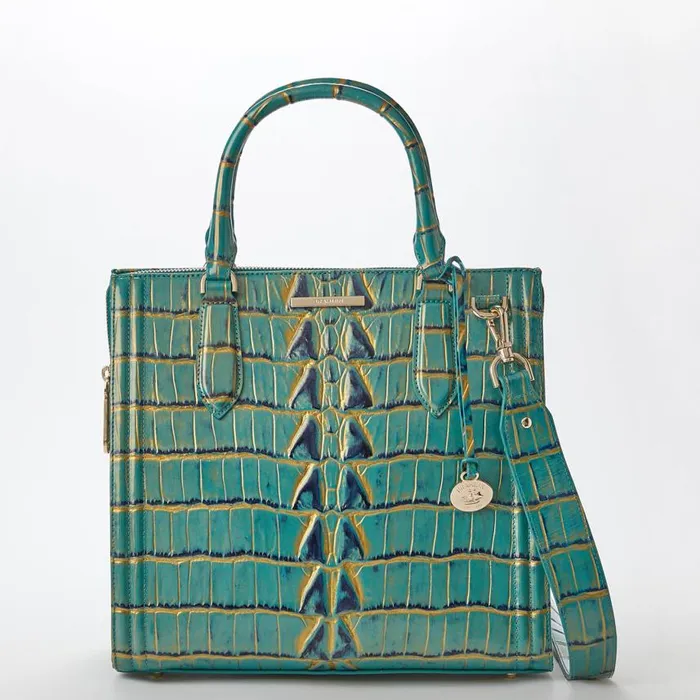 Women Brahmin Satchels Caroline Parakeet Estuary