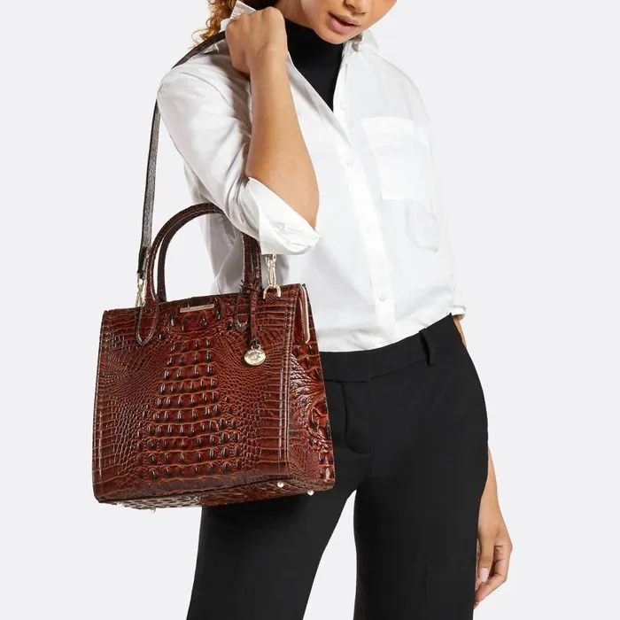 Women Brahmin Satchels Caroline Parakeet Estuary