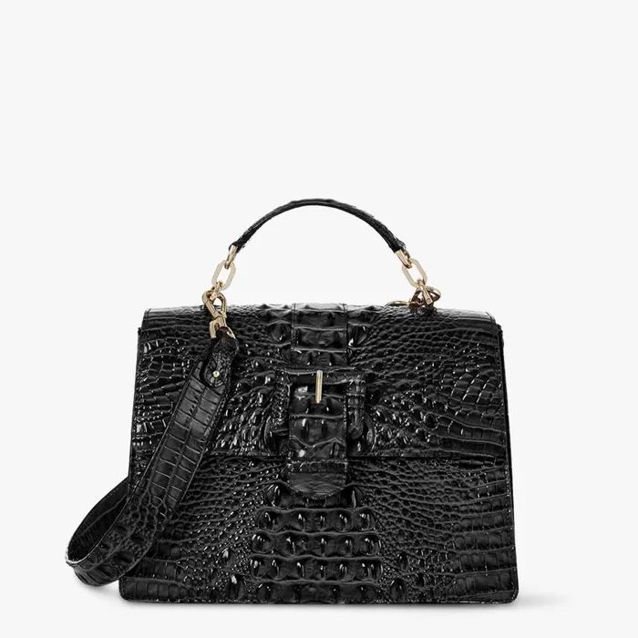 Women Brahmin Satchels Hallie Black Melbourne