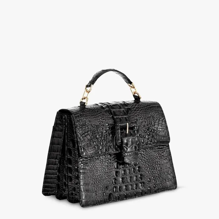 Women Brahmin Satchels Hallie Black Melbourne