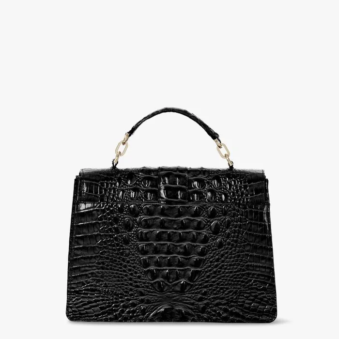 Women Brahmin Satchels Hallie Black Melbourne