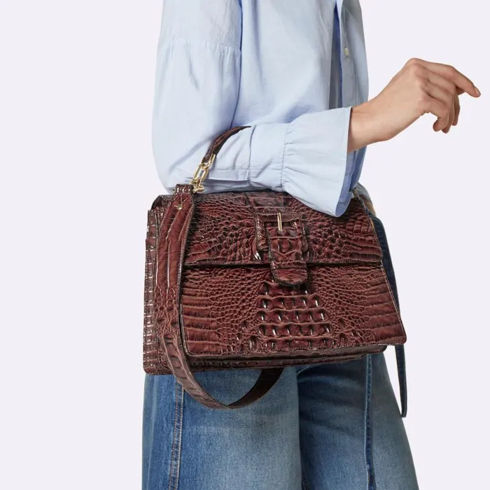 Women Brahmin Satchels Hallie Black Melbourne
