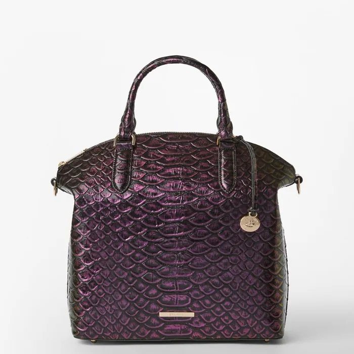 Women Brahmin Satchels Large Duxbury Satchel Passion Purple Excelsior