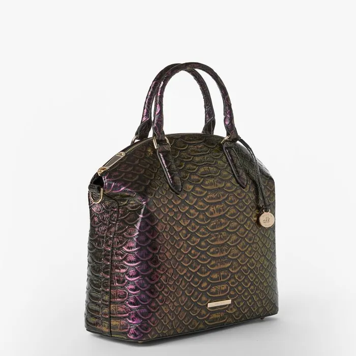 Women Brahmin Satchels Large Duxbury Satchel Passion Purple Excelsior
