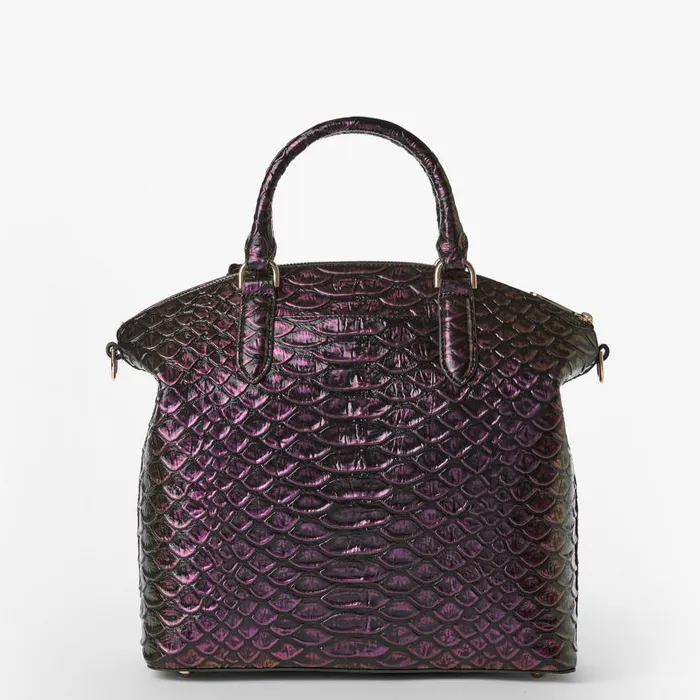 Women Brahmin Satchels Large Duxbury Satchel Passion Purple Excelsior