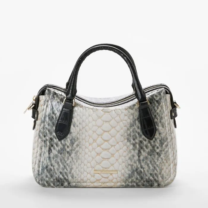 Women Brahmin Satchels Micaela Black Rockaway