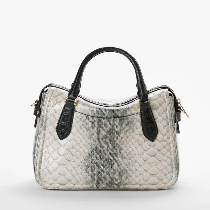 Women Brahmin Satchels Micaela Black Rockaway