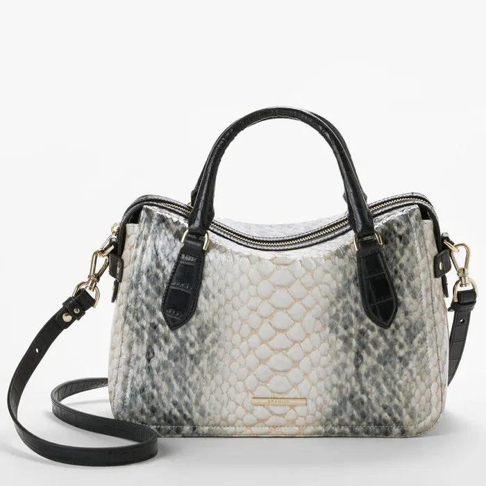 Women Brahmin Satchels Micaela Black Rockaway
