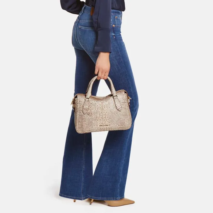 Women Brahmin Satchels Micaela Black Rockaway