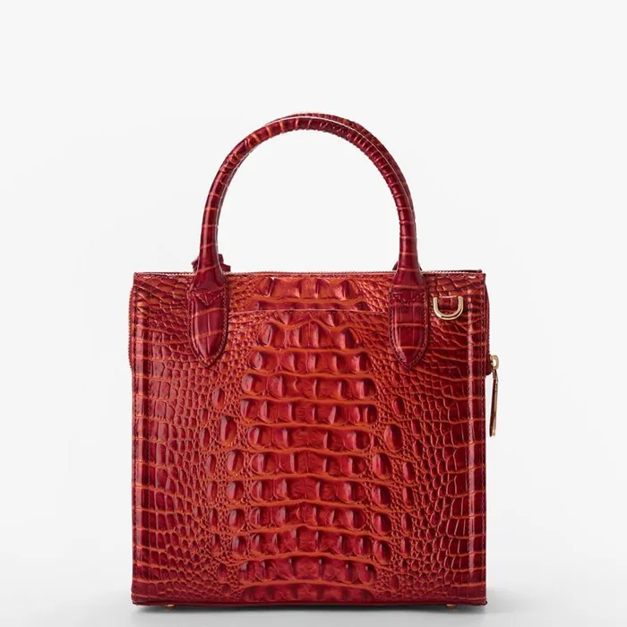 Women Brahmin Satchels Small Caroline Radiant Red Melbourne