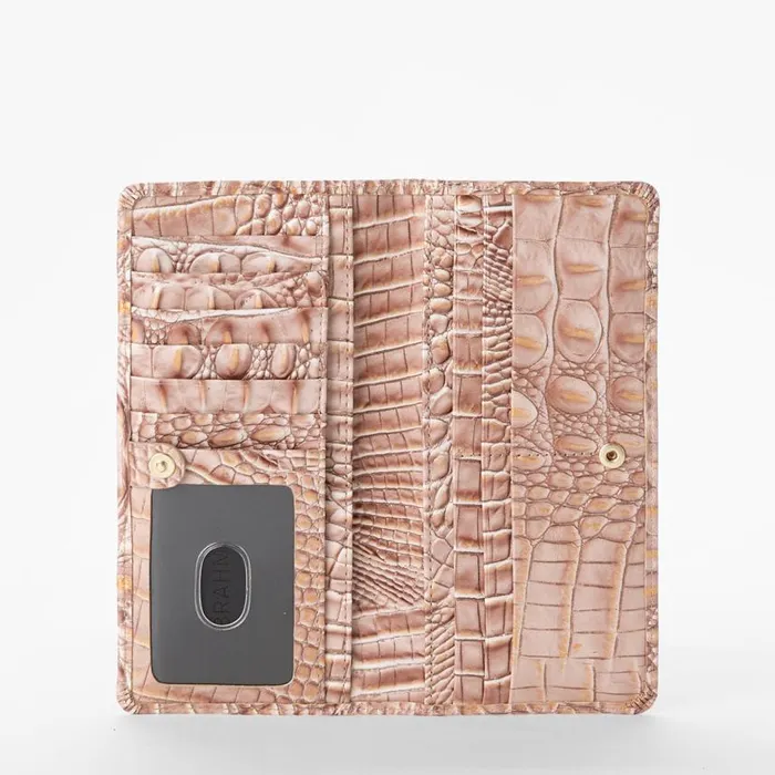 Women Brahmin Wallets and Wristlets Adelle Chrysanthemum Ombre Melbourne