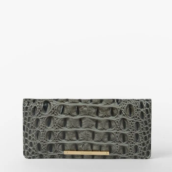 Women Brahmin Wallets and Wristlets Ady Wallet Charcoal Zinnia