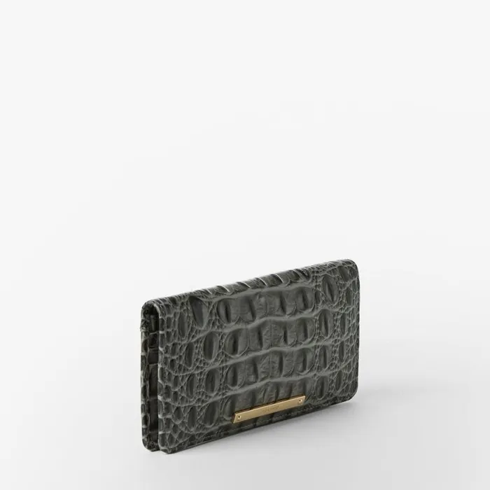 Women Brahmin Wallets and Wristlets Ady Wallet Charcoal Zinnia