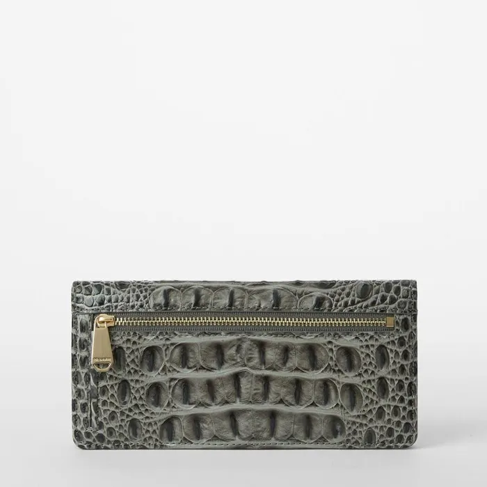 Women Brahmin Wallets and Wristlets Ady Wallet Charcoal Zinnia