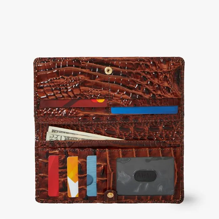 Women Brahmin Wallets and Wristlets Ady Wallet Charcoal Zinnia