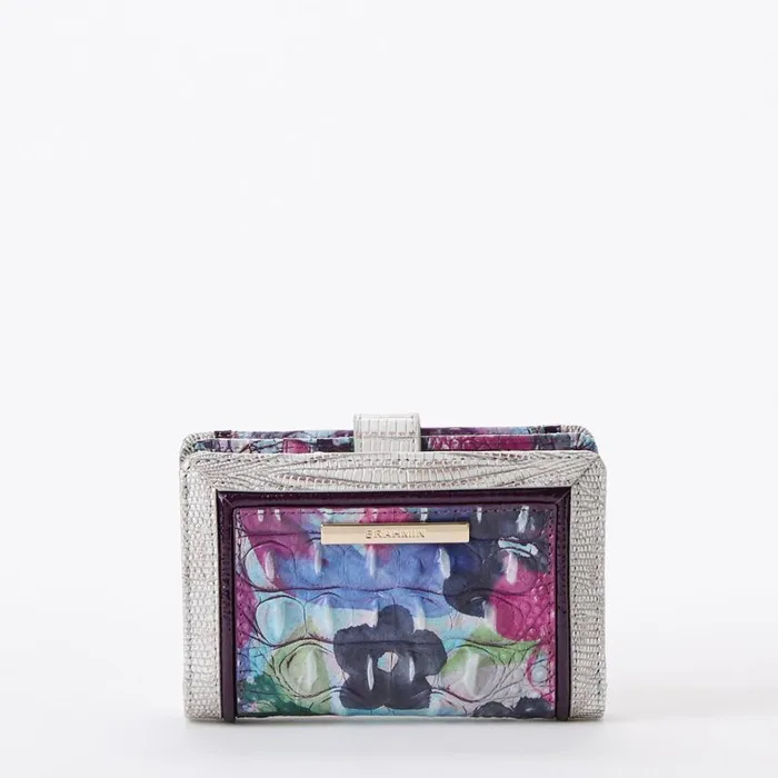 Women Brahmin Wallets and Wristlets Hannah Lavender Blossoming