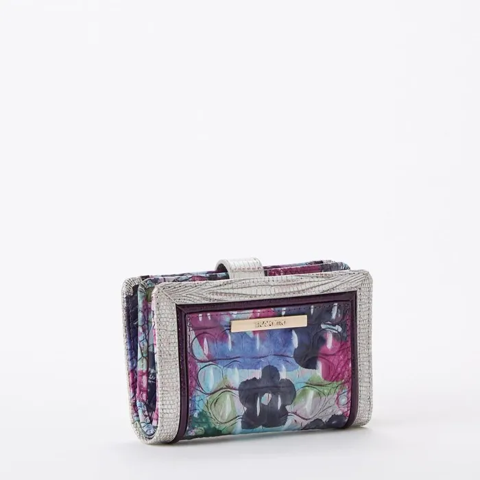 Women Brahmin Wallets and Wristlets Hannah Lavender Blossoming