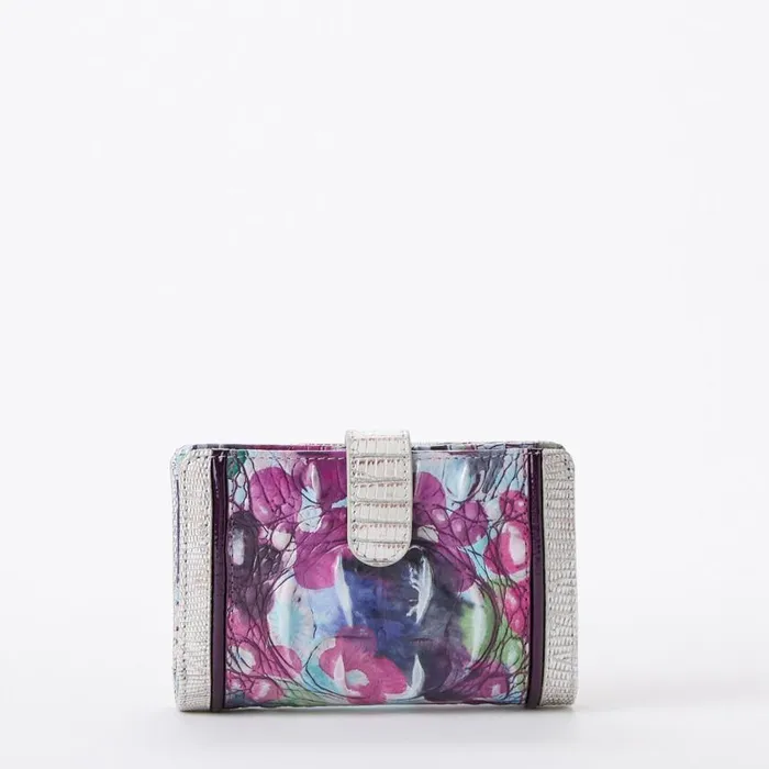Women Brahmin Wallets and Wristlets Hannah Lavender Blossoming