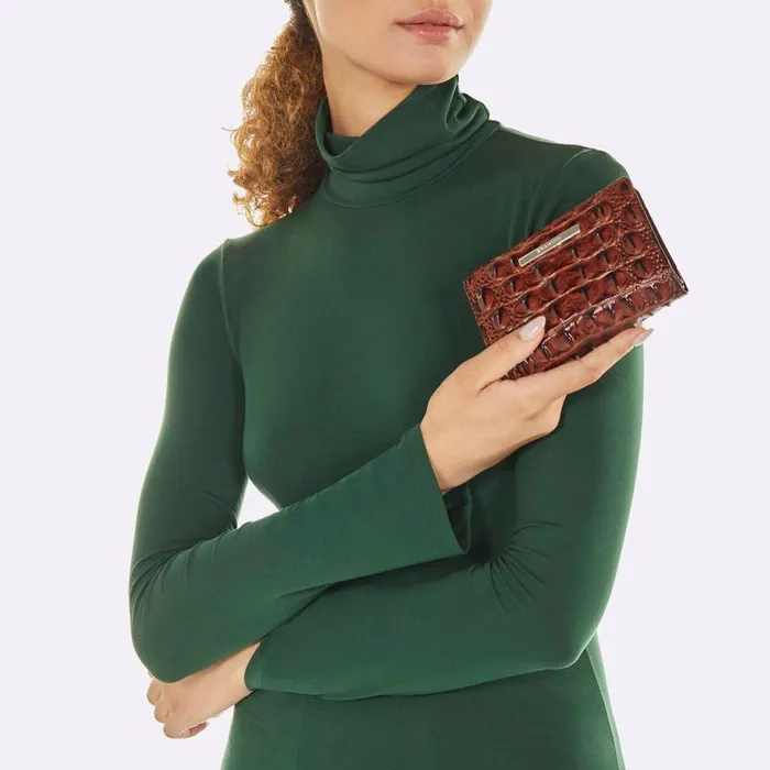 Women Brahmin Wallets and Wristlets Hannah Lavender Blossoming