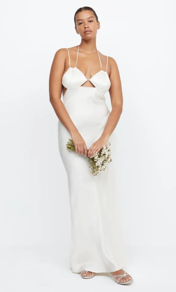 Women Brides Bec Bridge ADORE TIE MAXI DRESS Cream