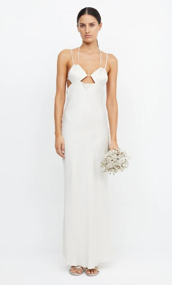 Women Brides Bec Bridge ADORE TIE MAXI DRESS Cream