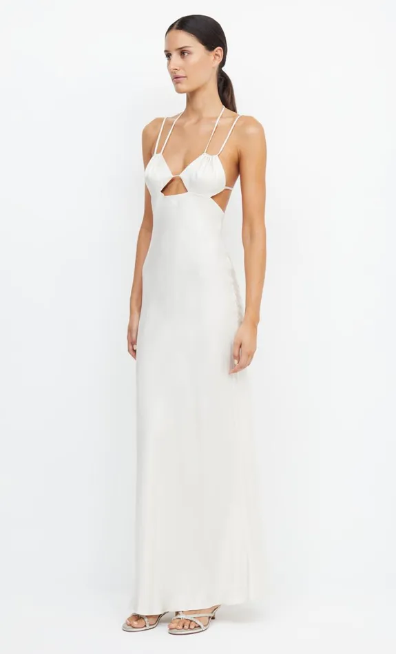 Women Brides Bec Bridge ADORE TIE MAXI DRESS Cream