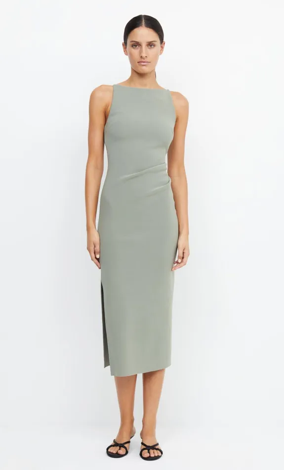 Women Bridesmaids Bec Bridge BE MINE TUCK DRESS Sage