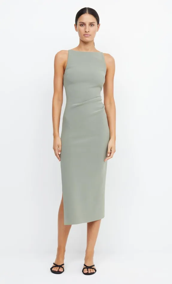 Women Bridesmaids Bec Bridge BE MINE TUCK DRESS Sage