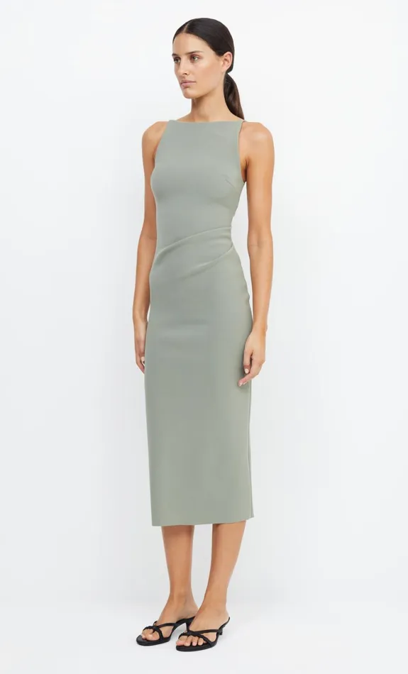 Women Bridesmaids Bec Bridge BE MINE TUCK DRESS Sage