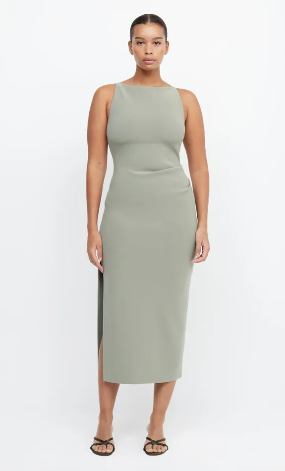 Women Bridesmaids Bec Bridge BE MINE TUCK DRESS Sage