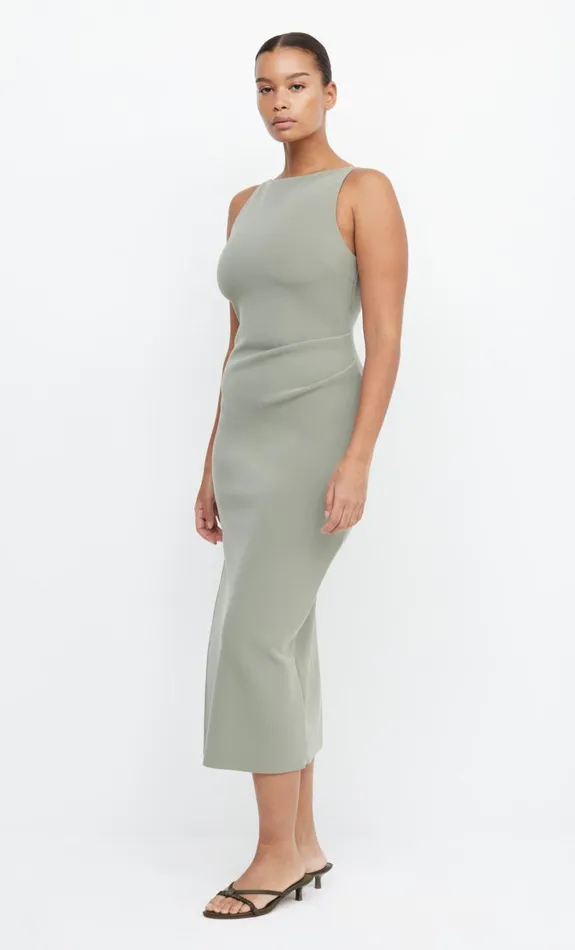 Women Bridesmaids Bec Bridge BE MINE TUCK DRESS Sage