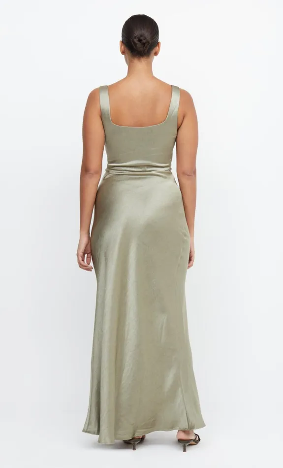 Women Bridesmaids Bec Bridge THE DREAMER SQUARE NECK DRESS Sage