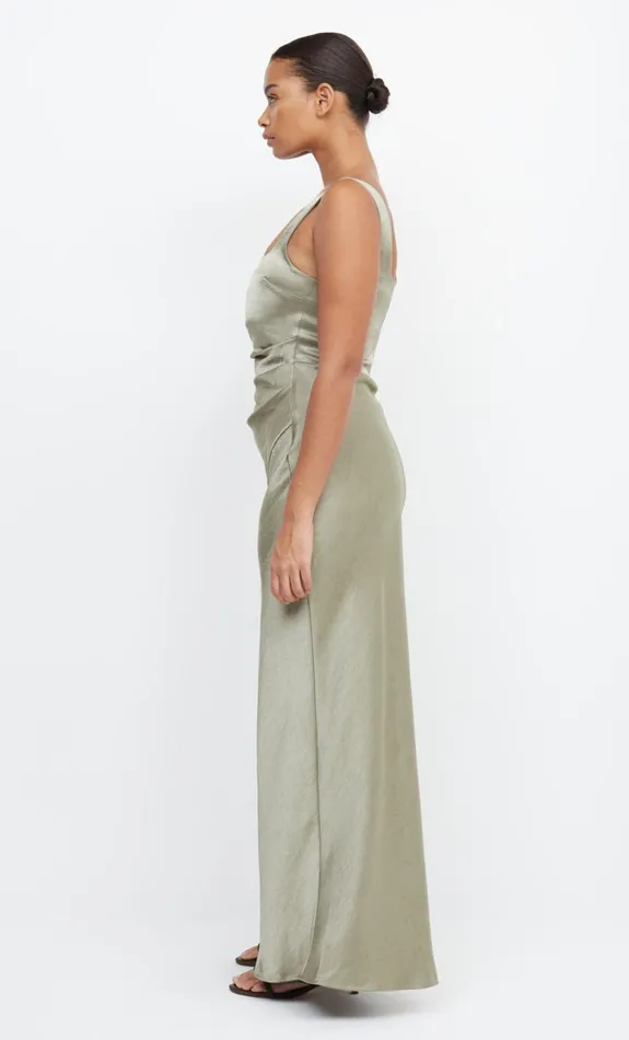 Women Bridesmaids Bec Bridge THE DREAMER SQUARE NECK DRESS Sage