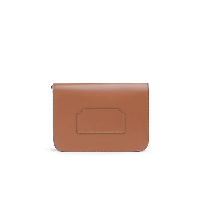 Women Brown Leather Crossbody Bag Santoni Bags