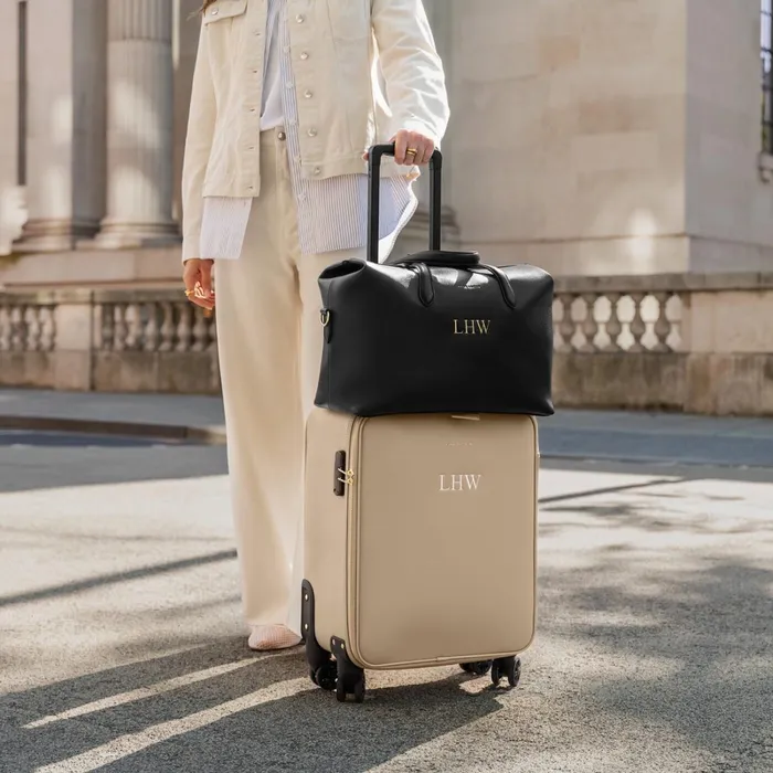 Women Cabin Bags and Suitcases Katie Loxton Milan Black Cabin Bag 8211 Vegan Leather Women Cabin Bags and Suitcases Katie Loxton Milan Black Cabin Bag 8211 Vegan Leather