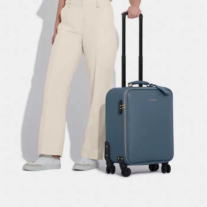 Women Cabin Bags and Suitcases Katie Loxton Oxford Cabin Suitcase 8211 Navy