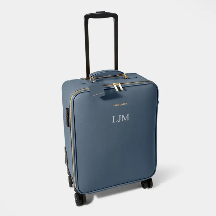 Women Cabin Bags and Suitcases Katie Loxton Oxford Cabin Suitcase 8211 Navy