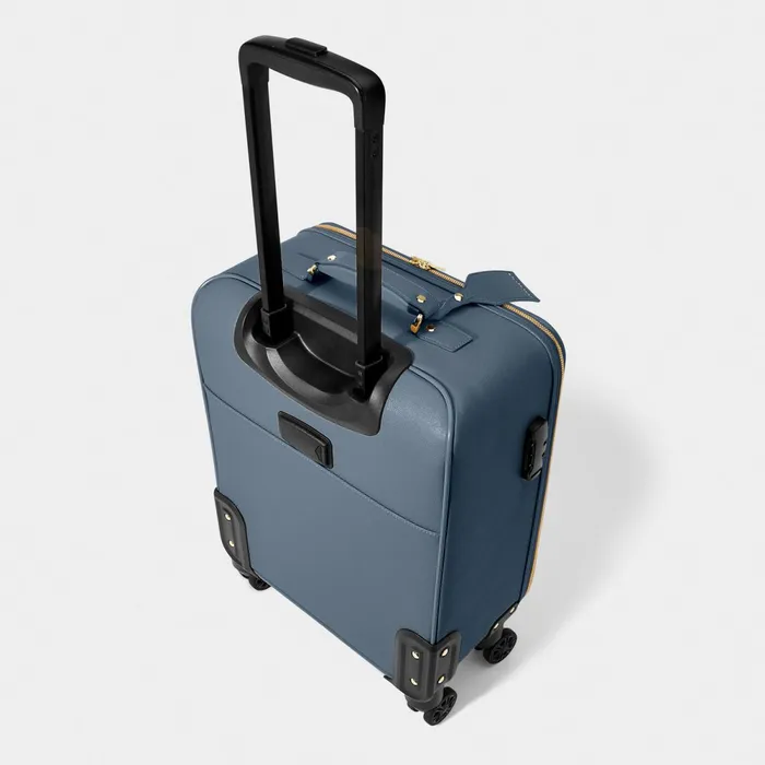Women Cabin Bags and Suitcases Katie Loxton Oxford Cabin Suitcase 8211 Navy