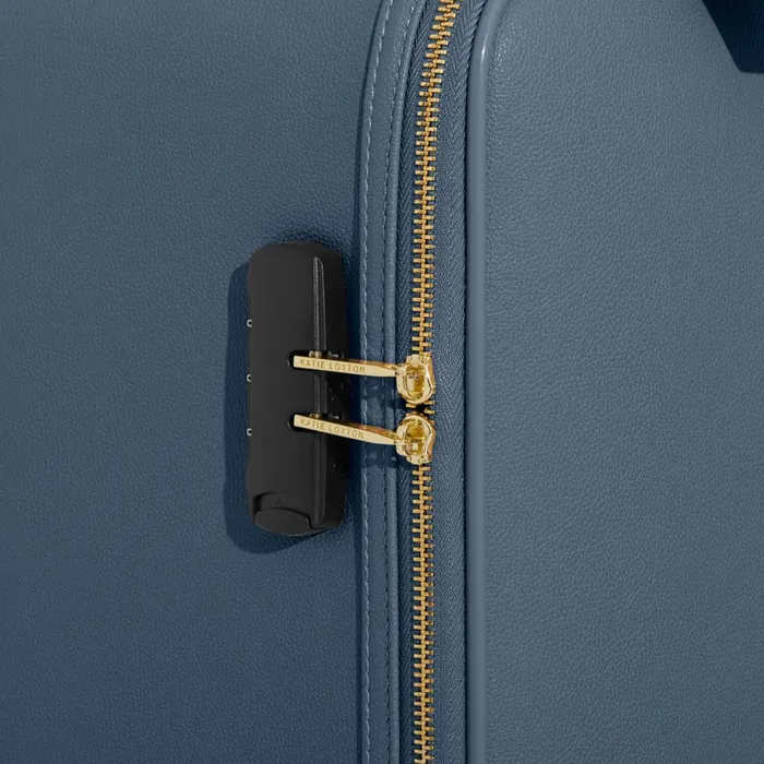 Women Cabin Bags and Suitcases Katie Loxton Oxford Cabin Suitcase 8211 Navy