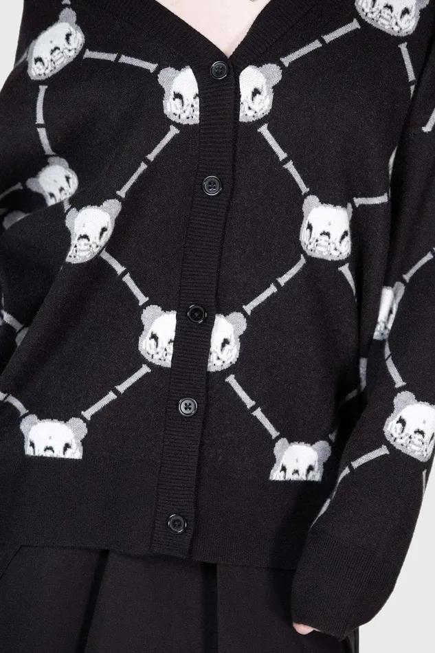 Women Cardigans Killstar Bone To Pick Cardigan