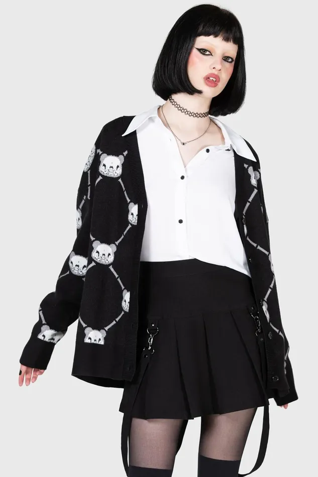 Women Cardigans Killstar Bone To Pick Cardigan